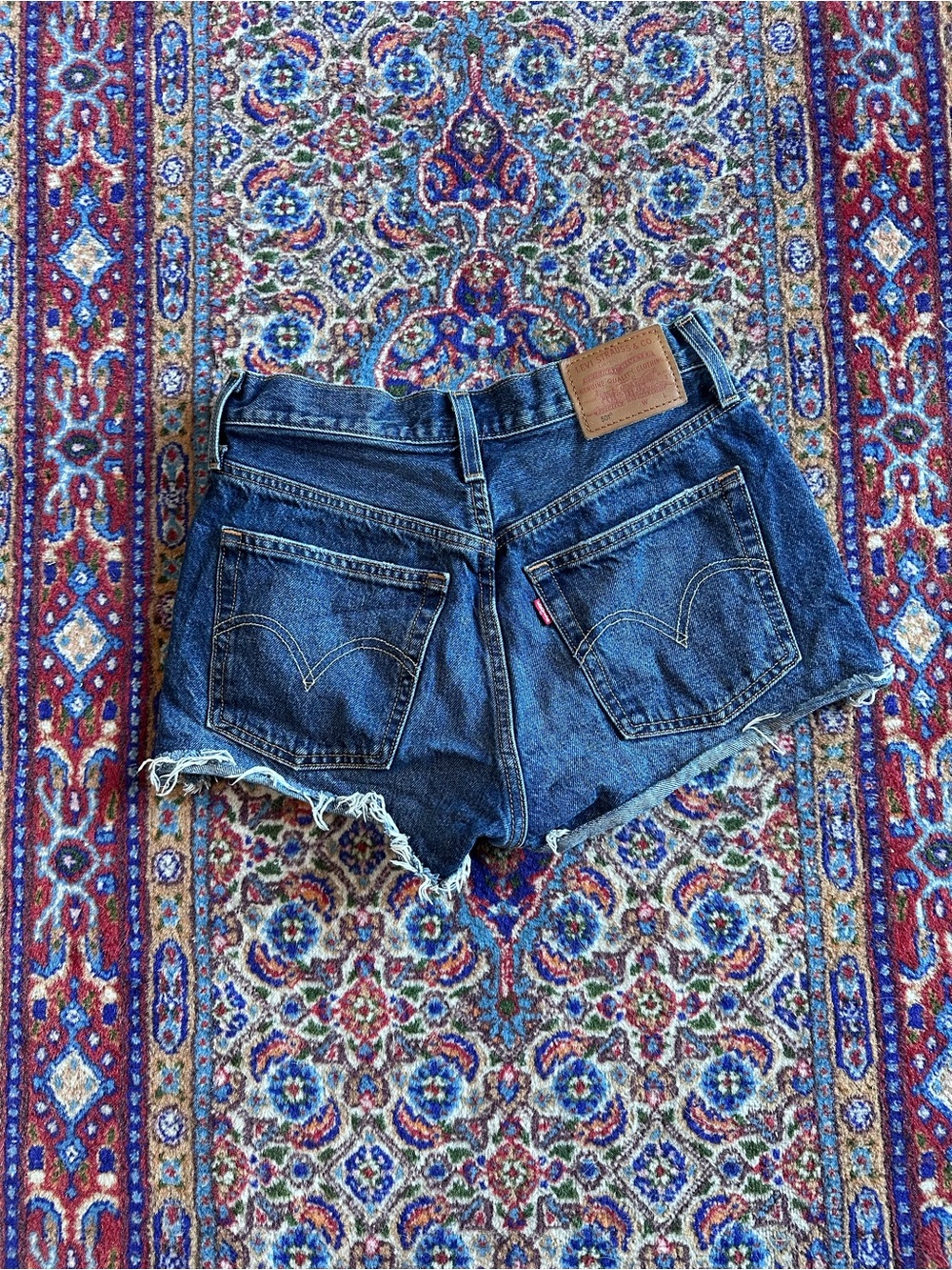 Levi’s Jean Shorts 501 Dark Wash